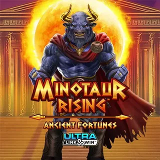 Ancient Fortunes Minotaur Rising slots game thumbnail by Games Global
